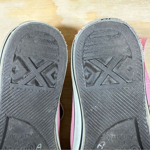 Converse Pink High Top Shoes Women’s Size 10 - Picture 11 of 12